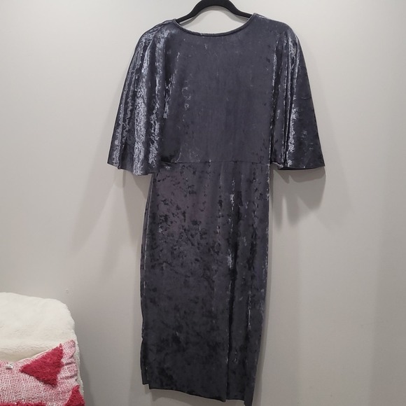 The Vanity Room Velvet Wrap Dress - Picture 7 of 7